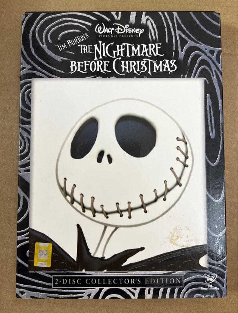 DVD A019 怪誕城之夜The Nightmare Before Christmas (雙碟版) 添布頓