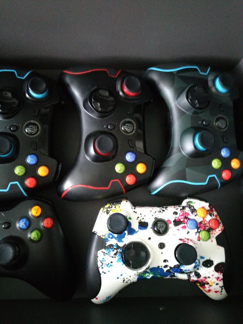EasySMX wireless controller (Xbox 360 layout), Video Gaming, Gaming