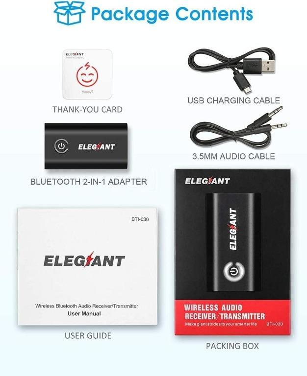Elegiant bluetooth online transmitter pairing