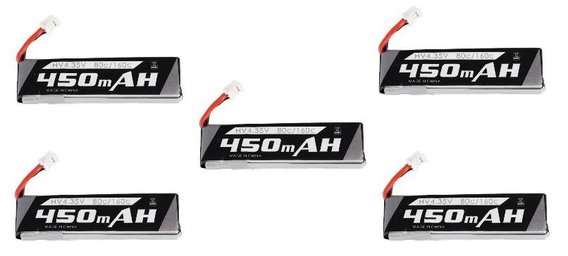 Emax Tinyhawk II drone 1S and 2s batteries. 1s 4.35V 450mah batteries, 2s 7.6V 300mah batteries62863065857665112