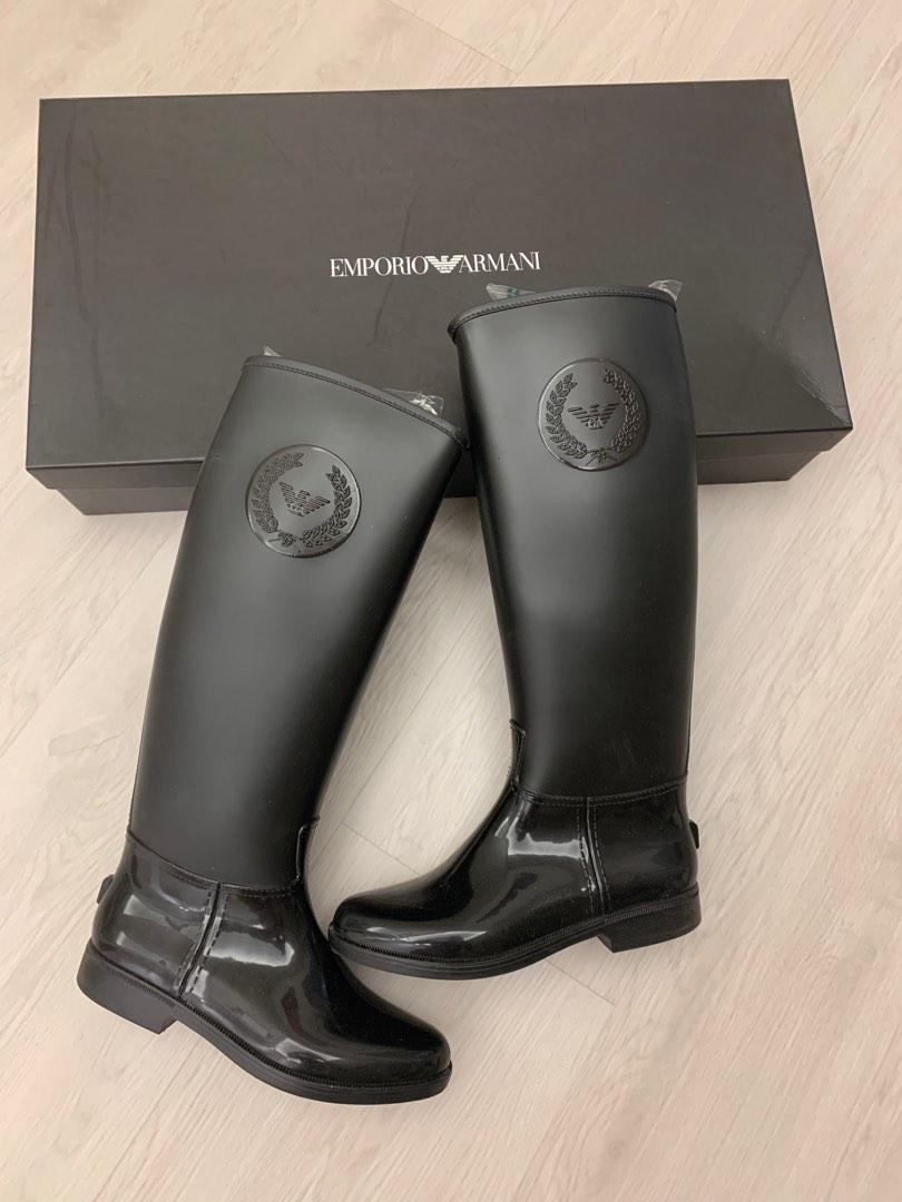 Emporio Armani rain boots