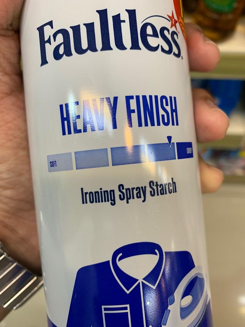 Faultless starch spray for vintage streetwear sports caps restoration