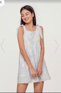 Fayth Hula Tropic Babydoll Playsuit (Dusty Lilac)