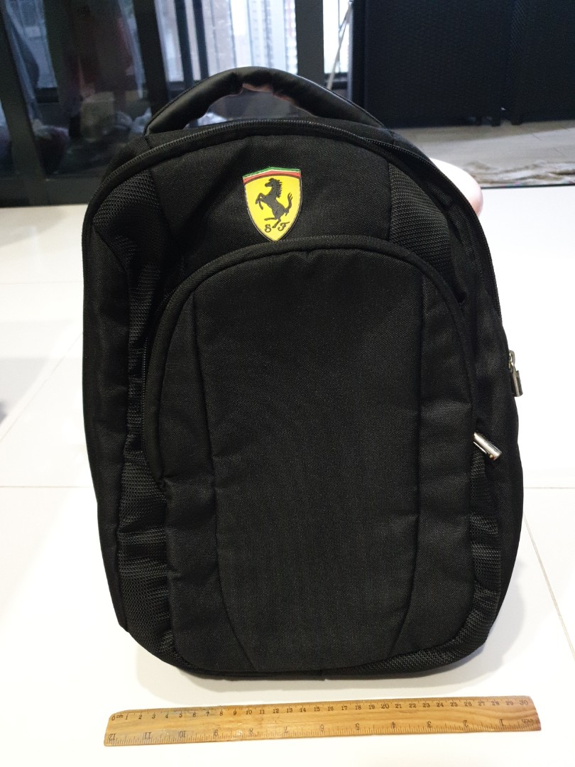 ferrari bag black