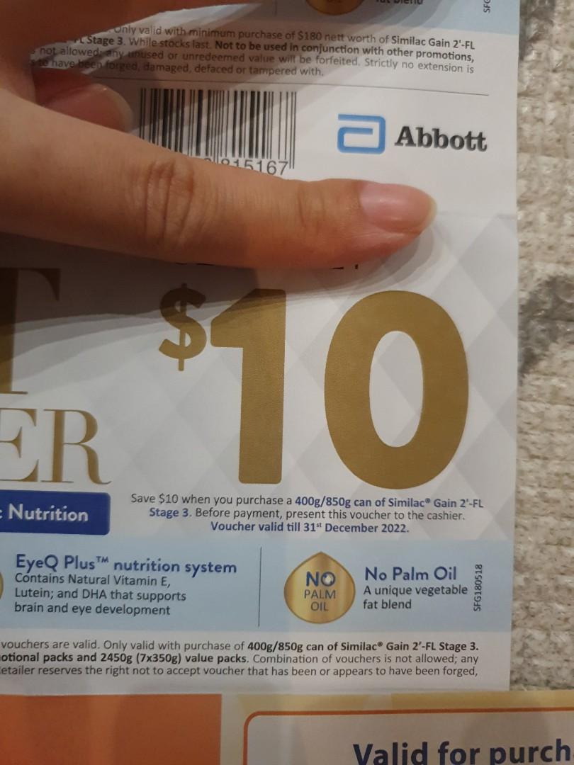 BLESSING formula milk discount vouchers for grow similac lactogen s26