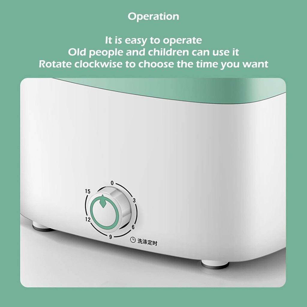 Folding semiautomatic mini washing machine Ozone Sterilize 3 pin plug