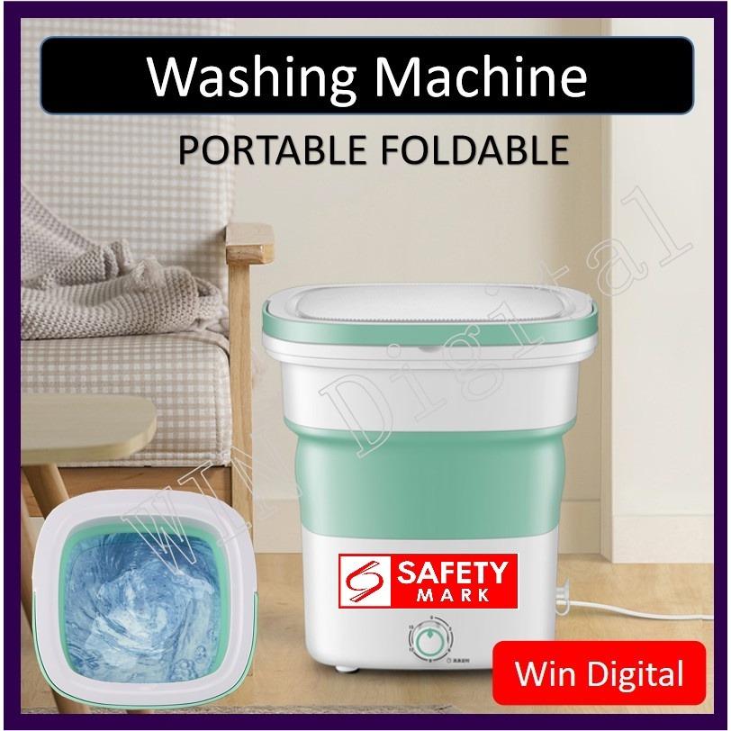 Folding semiautomatic mini washing machine Ozone Sterilize 3 pin plug