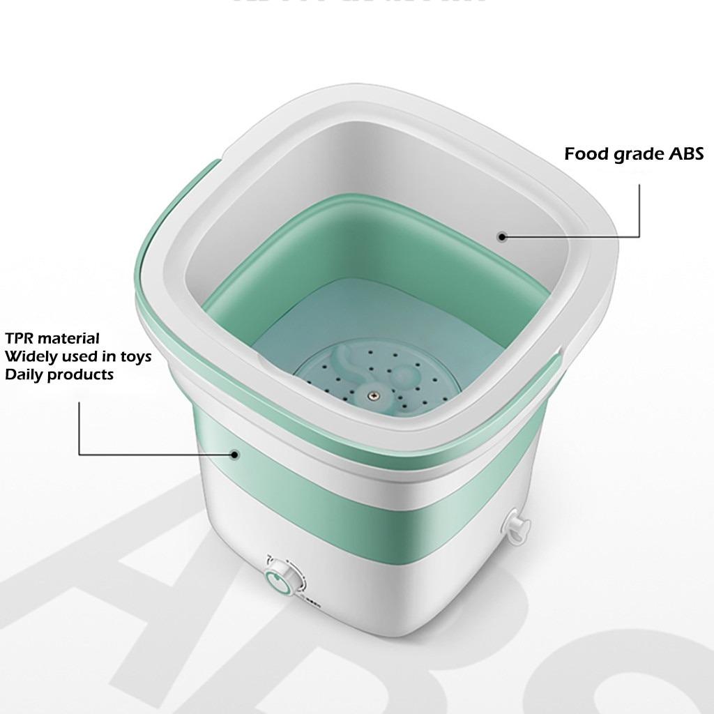 Folding semiautomatic mini washing machine Ozone Sterilize 3 pin plug