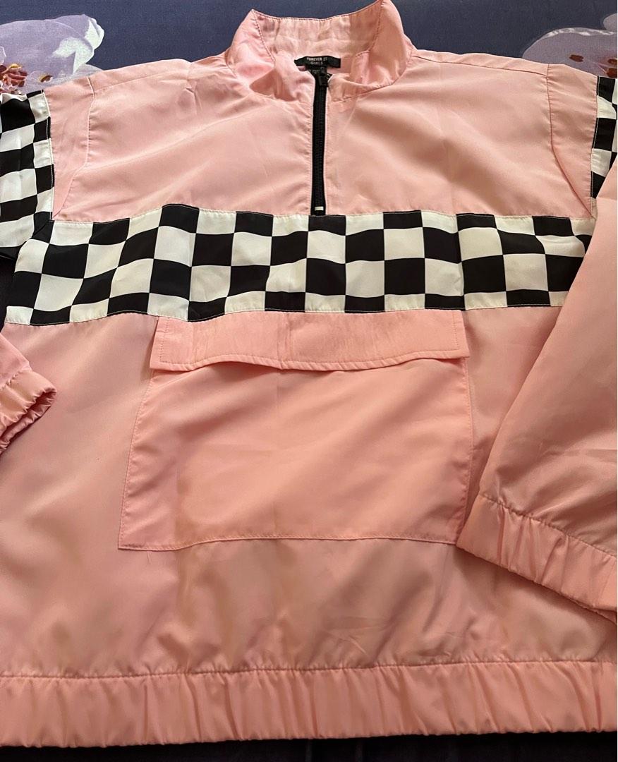 Checkered windbreaker forever 21 discount