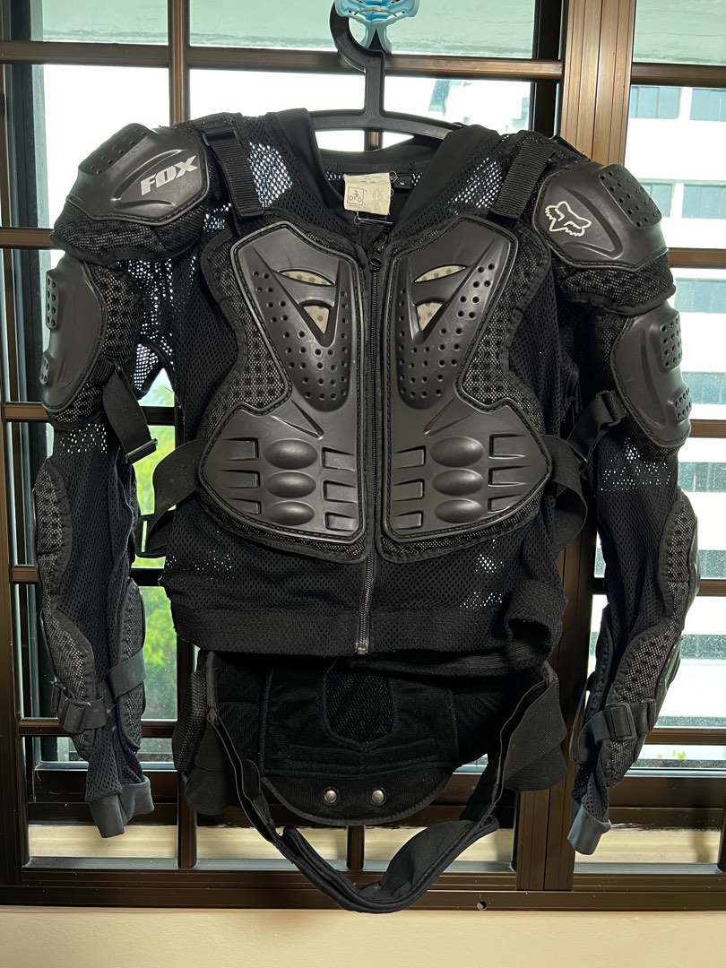 Fox full upper body armored jacket, Motorcycles, Motorcycle Apparel on