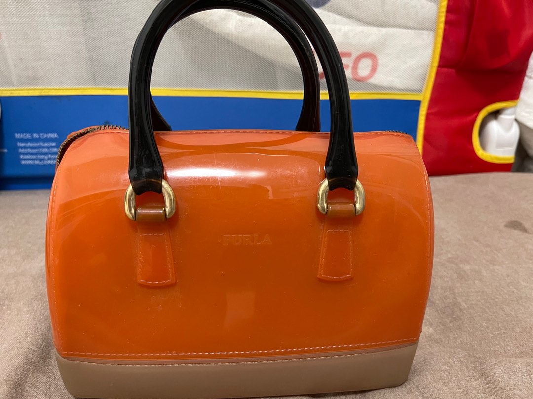 Furla candy bag orange sale
