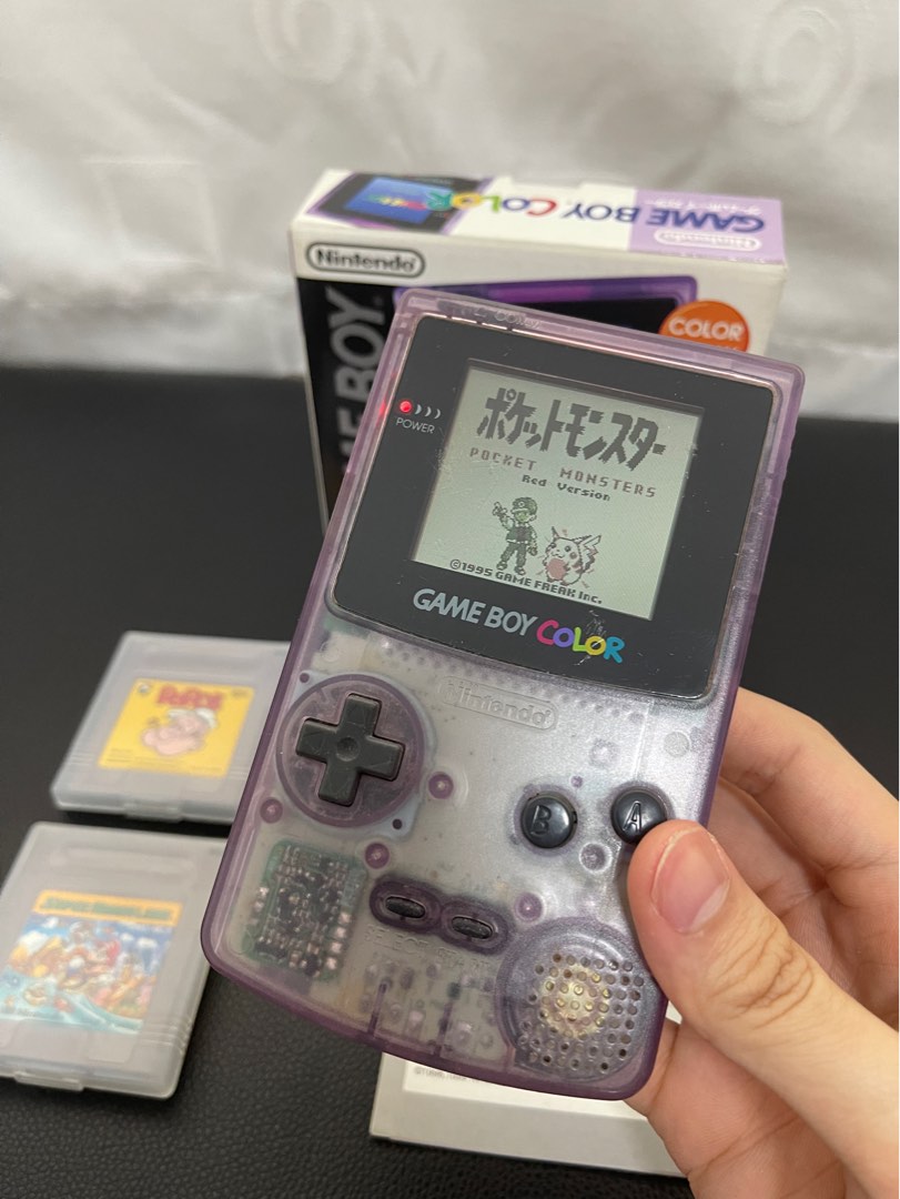 Gameboy Color - Atomic Purple with original box *Sale*, Video