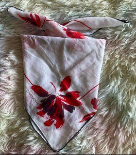 Givenchy Floral Pattern Handkerchief 17" inches