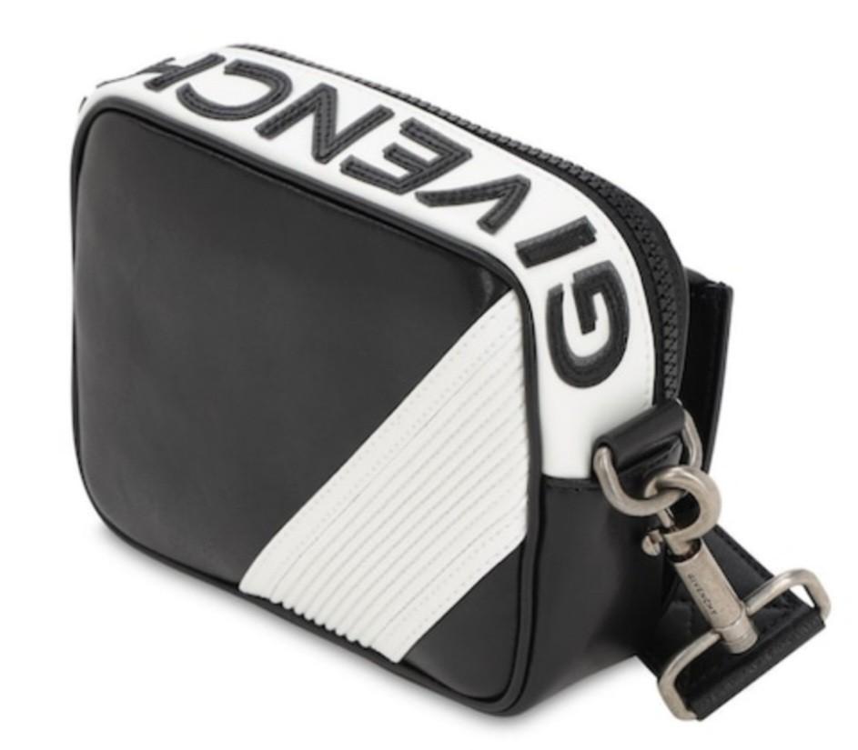 Givenchy MC3 Reverse Logo Leather Crossbody Bag Authentic Men s
