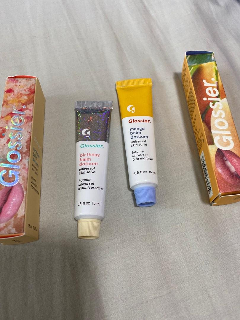 Glossier Lip Balm (Mango & Birthday), Beauty & Personal Care, Face