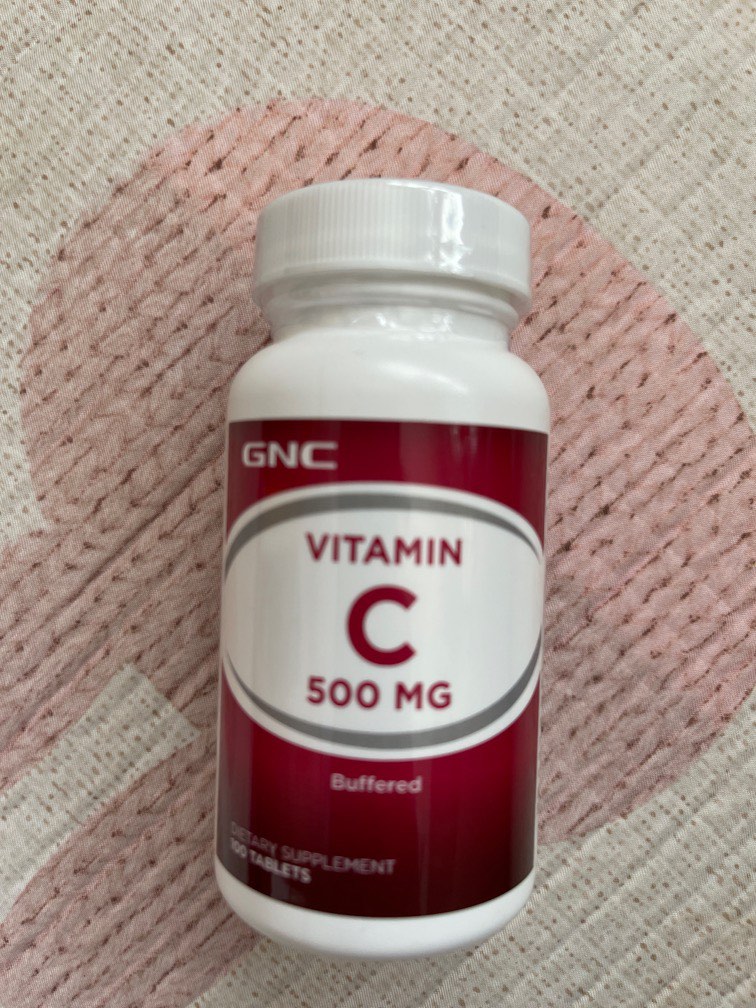 GNC Vitamin C 500MG Buffered, Health & Nutrition, Health Supplements