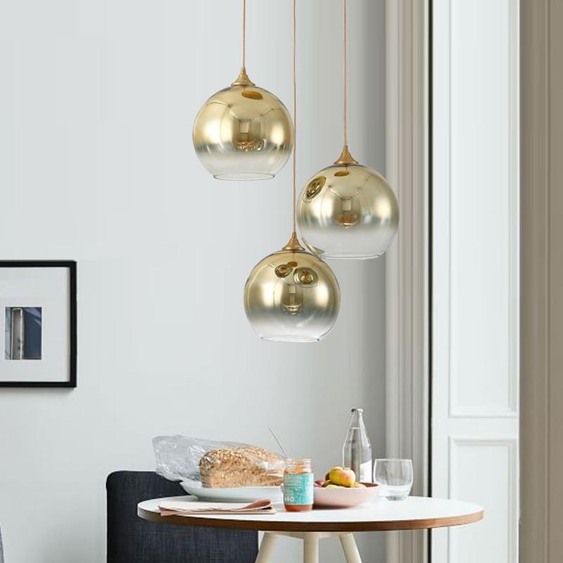 SKU 2695 Gold gradient pendant light lux modern Furniture Home