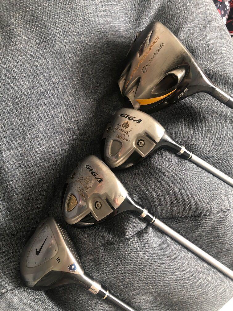 Golf 3 wood, 5 wood (Nike, GIGA), Sports Equipment, Sports & Games