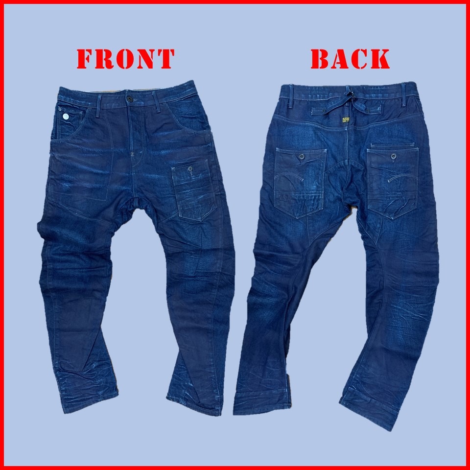 G-Star RAW GS01 (Blue / Size: 33 / Length: 32), Men's Fashion, Bottoms,  Jeans on Carousell