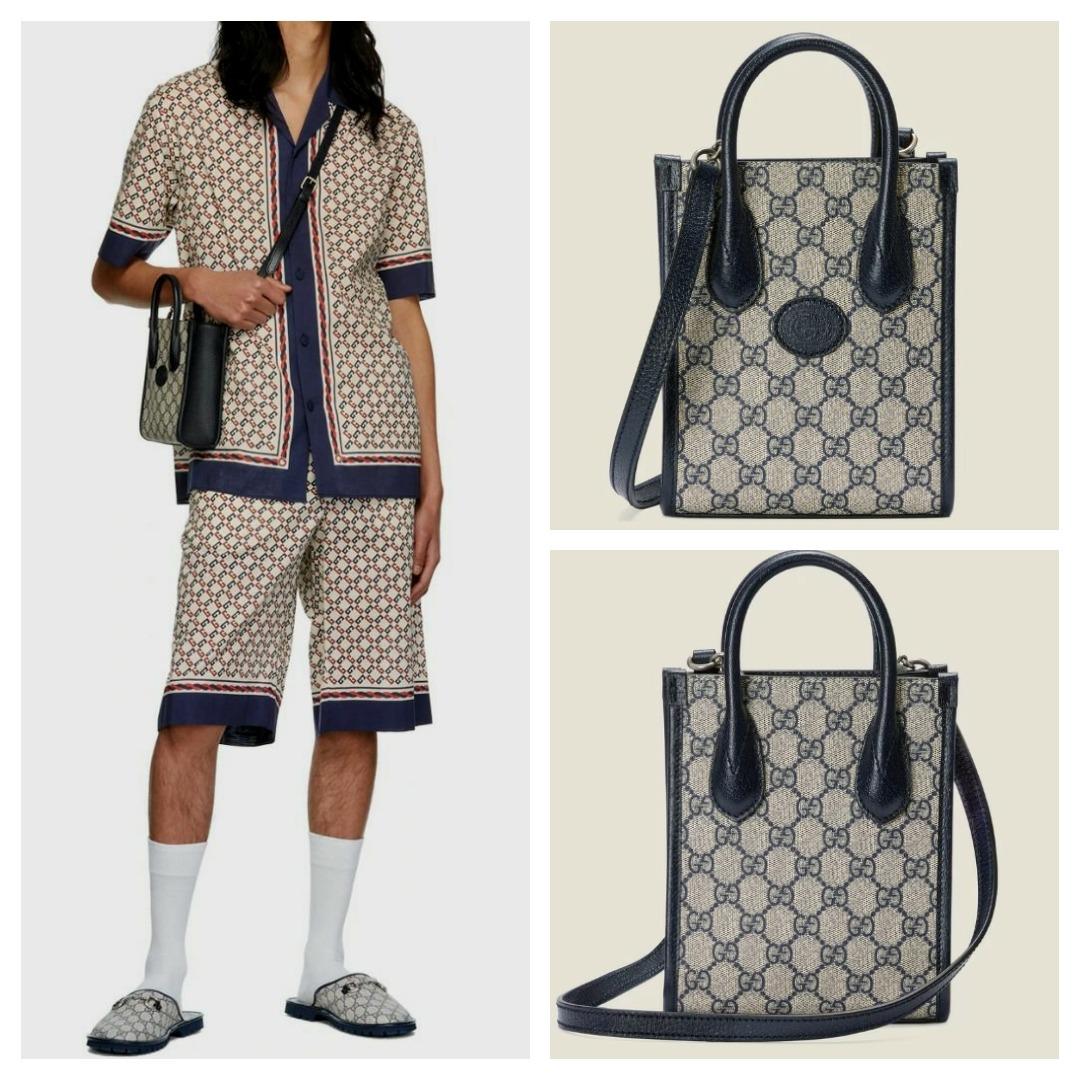 GUCCI Mini Tote Bag with Interlocking G, Luxury, Bags & Wallets on ...