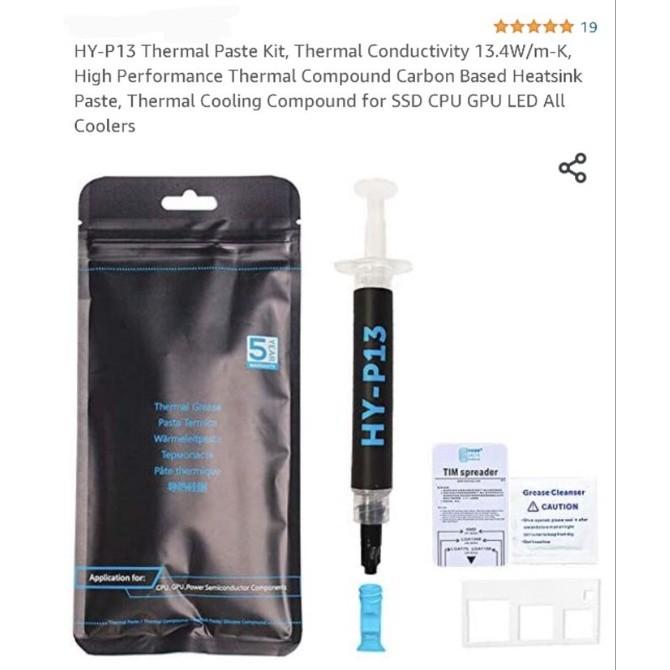 Halnziye Budget Thermal Paste for GPU CPU overclocking, Computers