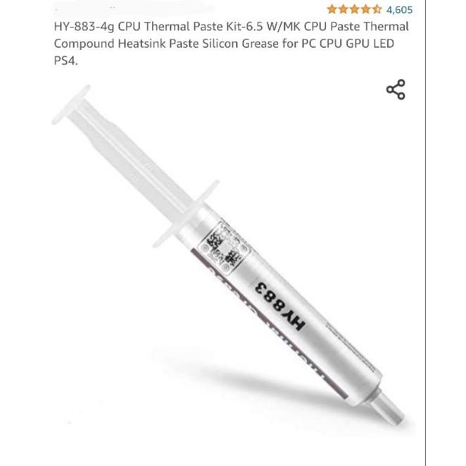 Halnziye Budget Thermal Paste for GPU CPU overclocking, Computers