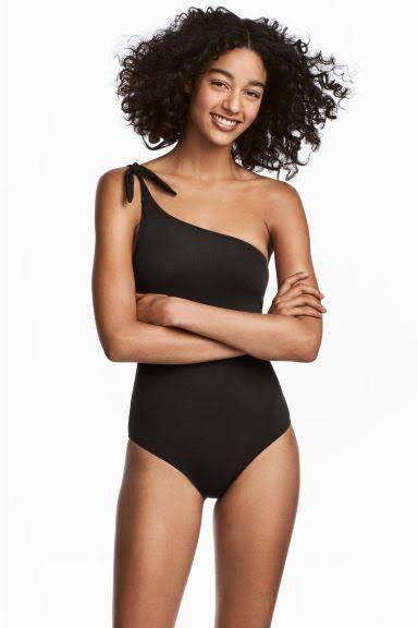 H&M ONE PIECE ONE SHOULDER SWIMSUIT (Category: Bikinis & Swimsuits) located in Quezon City. Submitted by shopeyecandy (Listing ID 1185538490, Image 1). Description: .