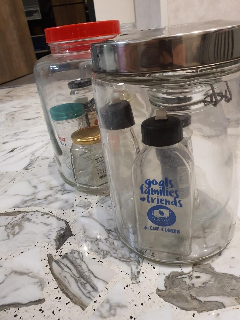 Huge Glass containers, Furniture & Home Living, Kitchenware & Tableware