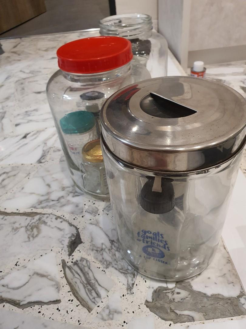 Huge Glass containers, Furniture & Home Living, Kitchenware & Tableware