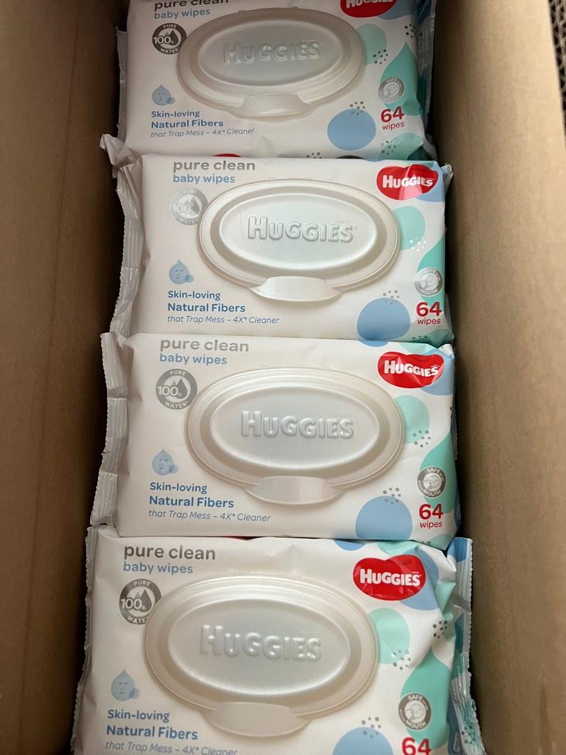 Huggies Pure Clean Baby Wipes (64sx12), Babies & Kids, Bathing