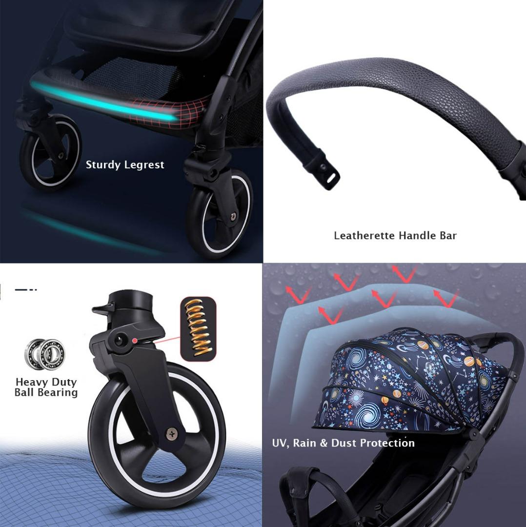 [iDS] Premium SelfFolding Stroller, Lightweight Stroller, Gravity Fold