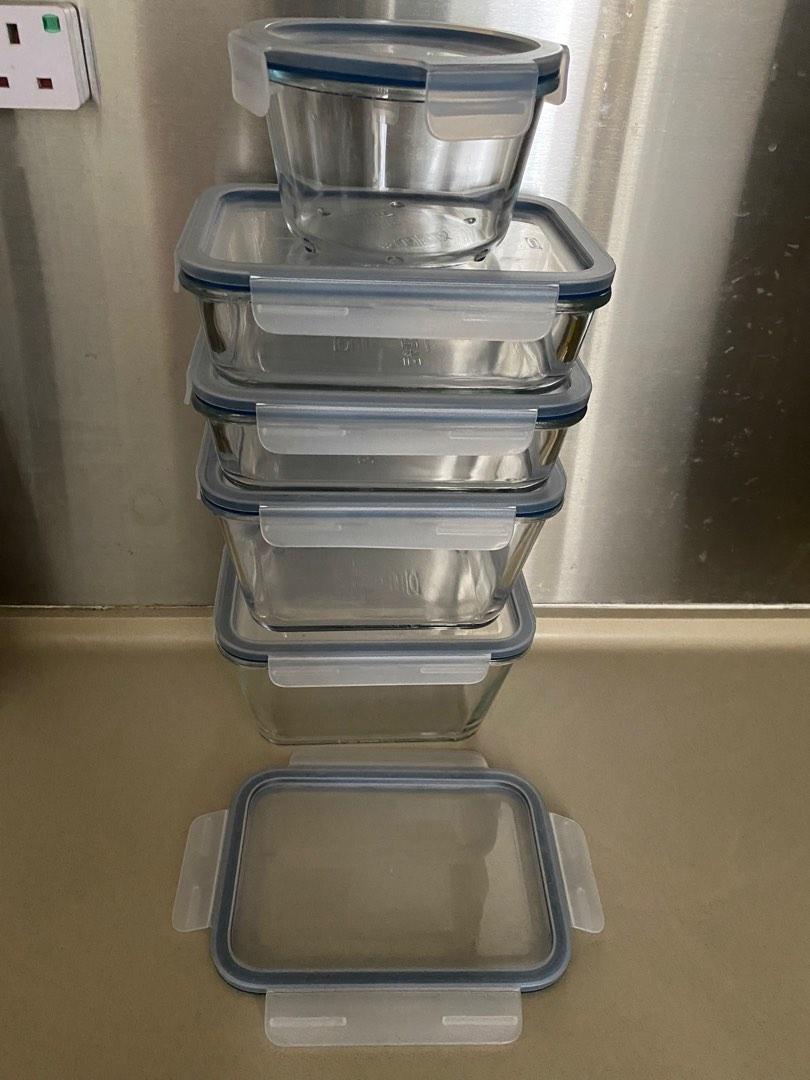 IKEA 365+ glass Tupperware, Furniture & Home Living, Kitchenware