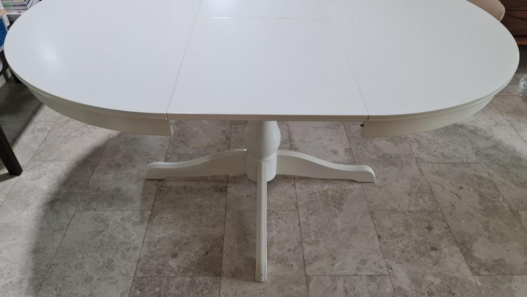 The Round INGATORP Extendable Table From IKEA Easy Guide