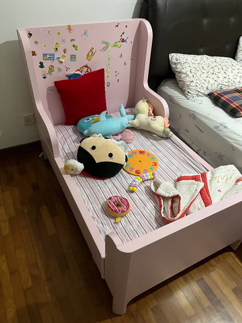 Ikea Kid bed frame Busunge, Furniture & Home Living, Furniture, Bed