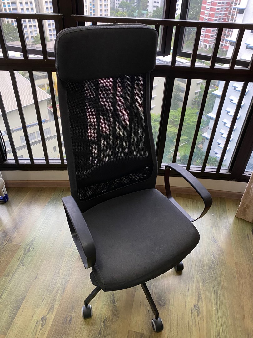 IKEA MARKUS Adjustable Office computer Chair, Furniture & Home Living