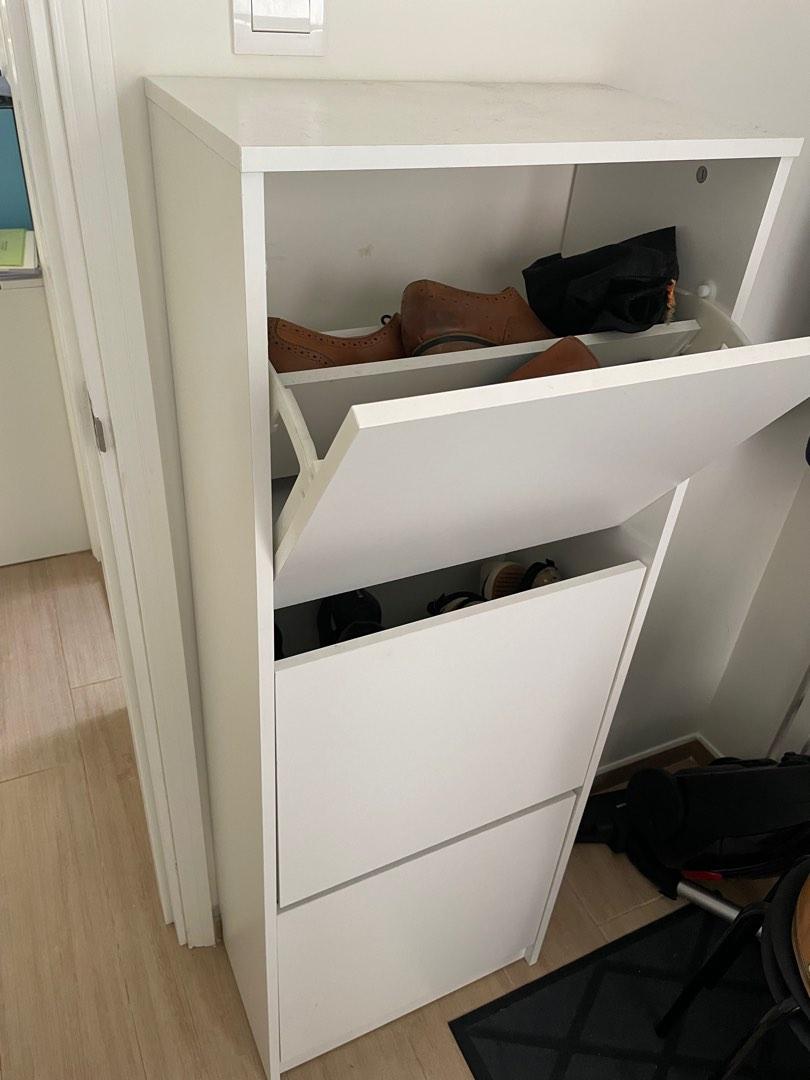 IKEA Shoe Rack BISSA, 傢俬＆家居, 傢俬, 書櫃、櫃子及架 Carousell