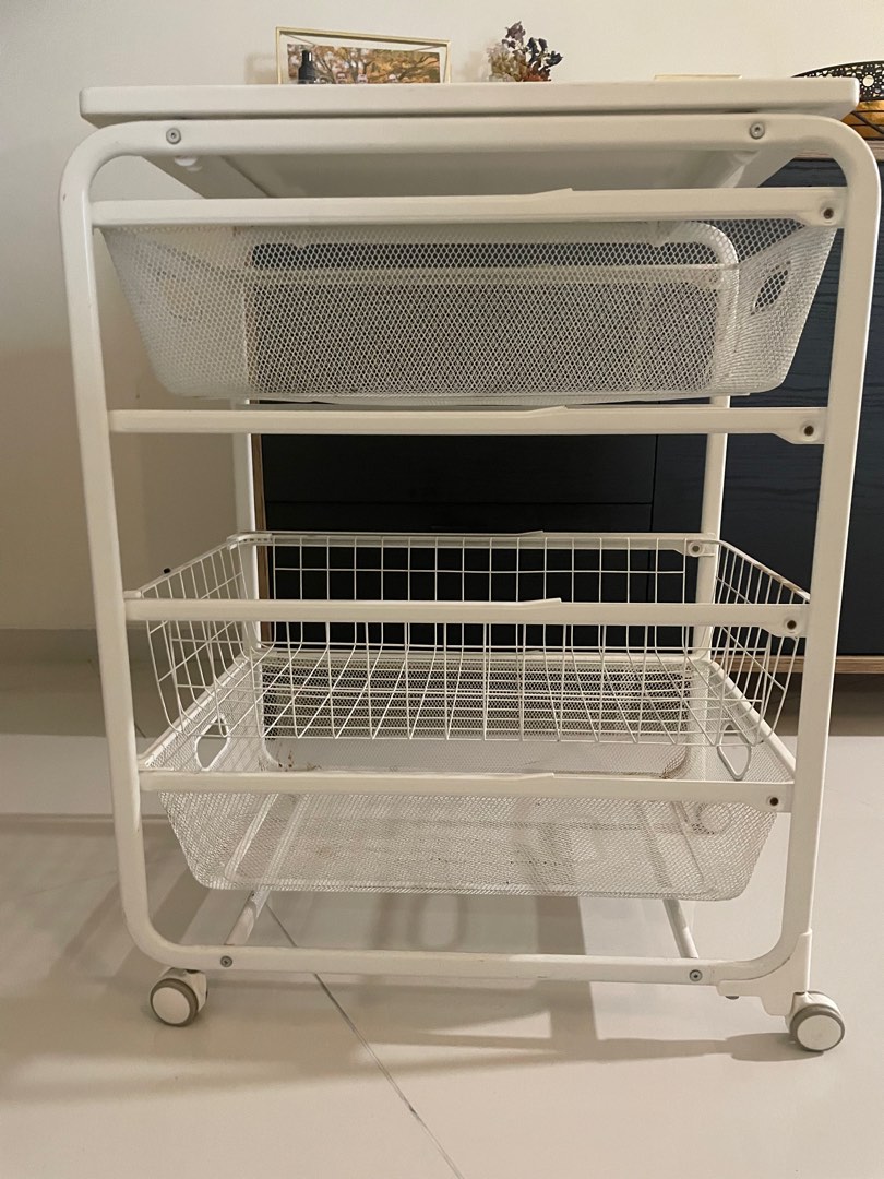IKEA trolley, Furniture & Home Living, Furniture, Shelves,