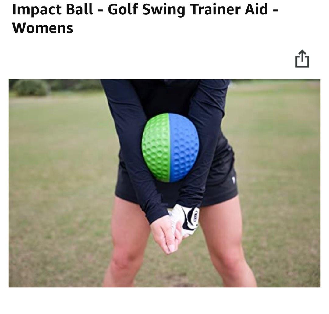 Impact Ball Golf Swing Trainer Aid, Sports Equipment, Other Sports