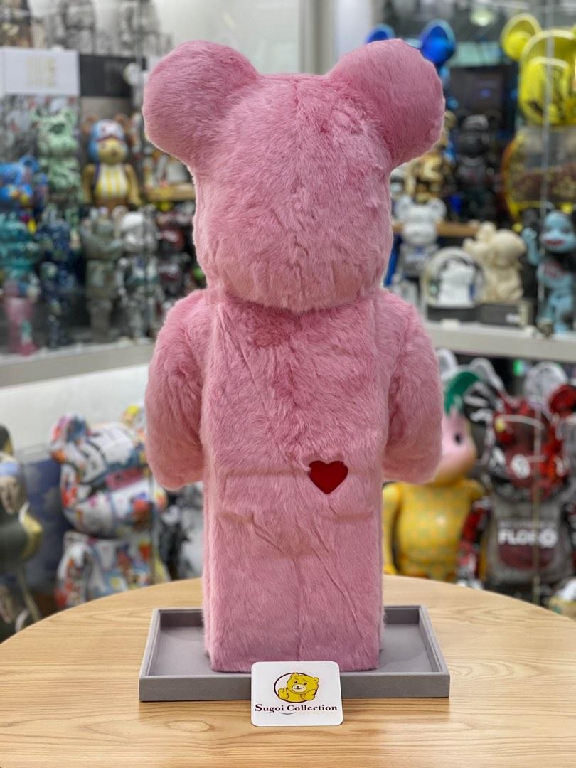 [In Stock] BE@RBRICK x Cheer Bear Costume 1000% bearbrick care bear pink