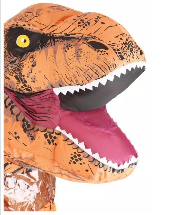 Inflatable Dinosaur Costume With Fan, Hobbies & Toys, Stationery