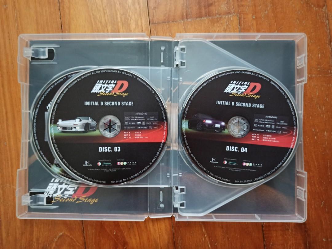 Initial D second stage DVD Boxset, Hobbies & Toys, Music & Media, CDs ...