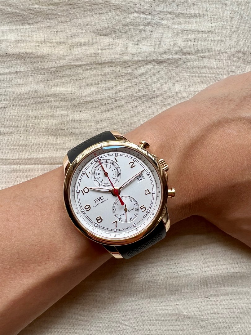 Iwc yacht club deals rose gold