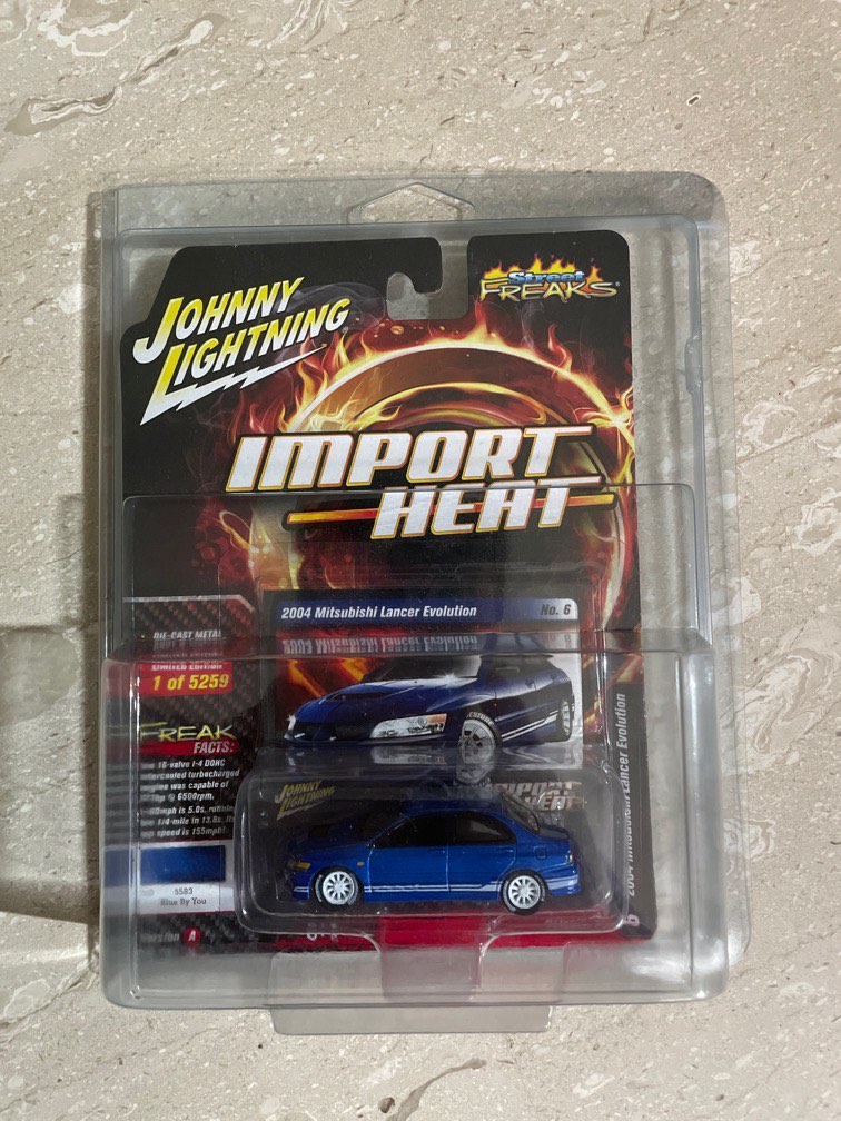 Johnny Lightning Mitsubishi Lancer Evo 2004, Hobbies & Toys, Toys