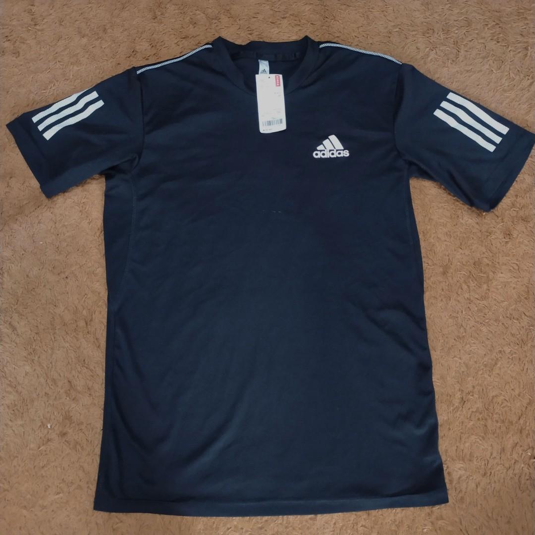 Kaos Jersey Olahraga BNWT Adidas Hitam Olah Raga Baju Olahraga