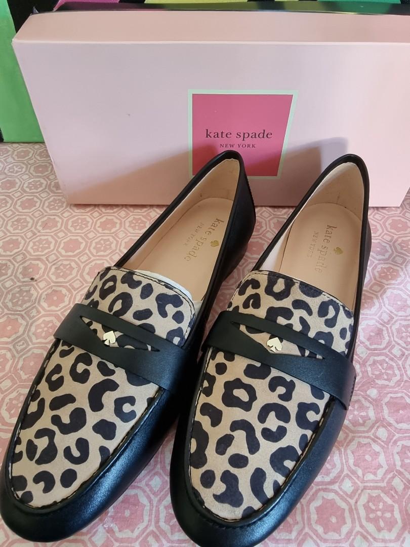 Kate spade deals leopard loafers