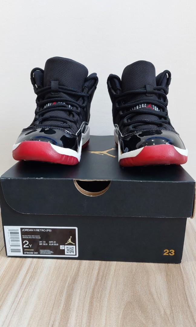 Jordan 11 2025 bred kids