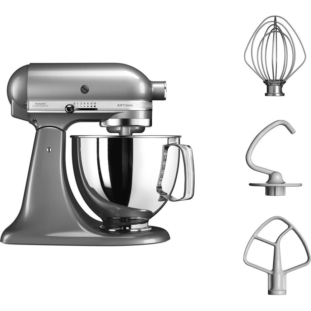kitchenaid silver hand mixer