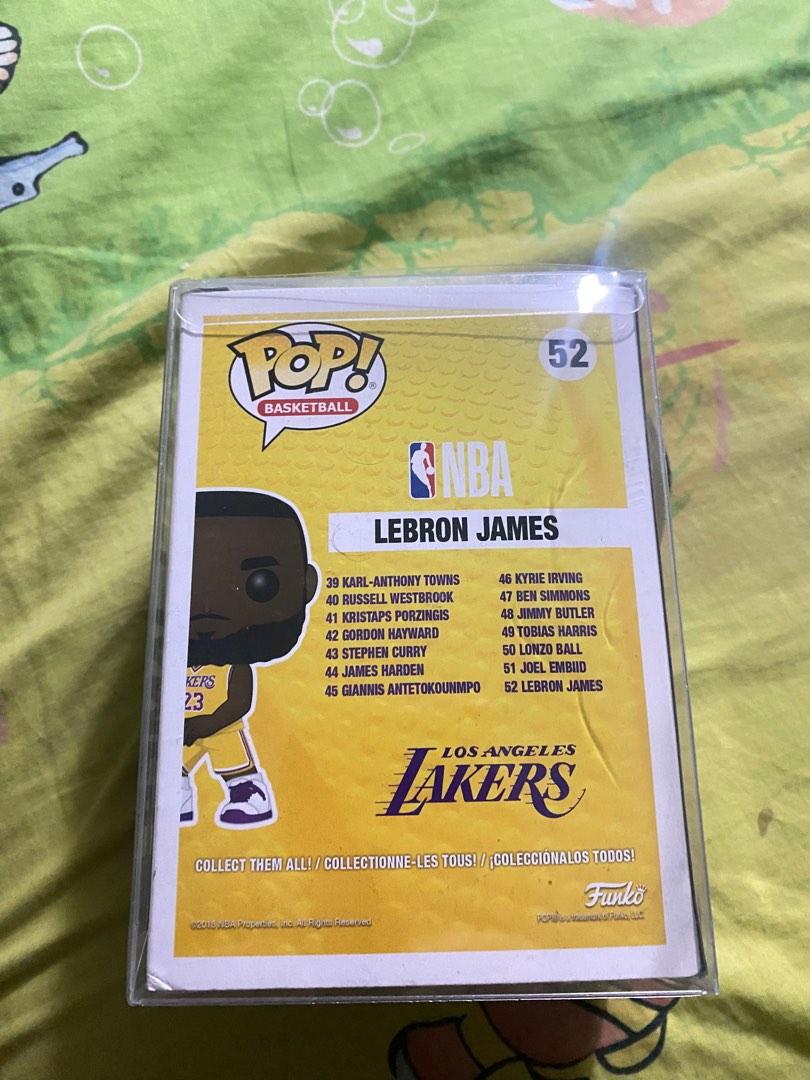 Funko Pop LeBron James #52 Yellow Jersey Lakers Basketball Foot