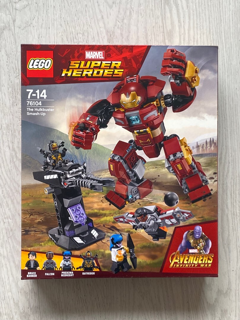 Brand New LEGO 76104 Marvel: The Hulkbuster Smash-Up (2018) Retired set ...