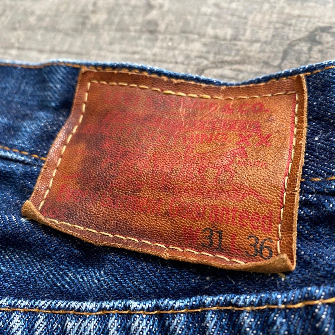 LEVIS 50'S XX BIG E DENIM JEANS LEVI'S SELVEDGE VINTAGE 牛仔褲, 男 売り直営 【Levi's 復刻 E BIG Premium】501XX デニム/ジーンズ